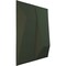 Ekena Millwork 11 7/8in. W x 11 7/8in. H Locke EnduraWall Decorative 3D Wall Panel Covers 0.98 Sq. Ft. WP12X12LOGHC - alternate 5